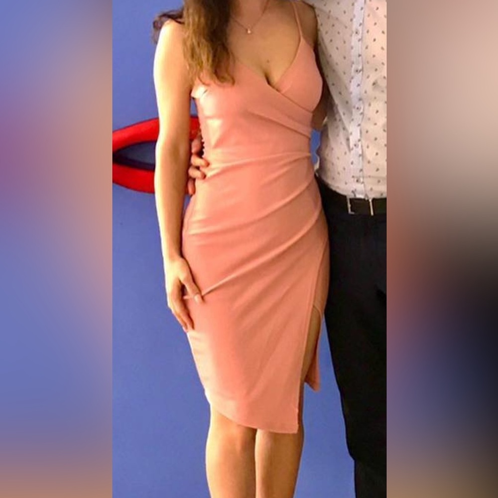 Streetwear Society Asymmetrical Pink Dress